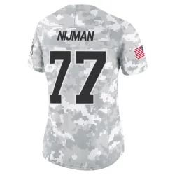 Yosh Nijman Carolina Panthers Limited Women's 2024 Salute to Service Jersey (Arctic Camo)