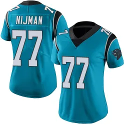 Yosh Nijman Carolina Panthers Limited Women's Alternate Vapor Untouchable Jersey (Blue)